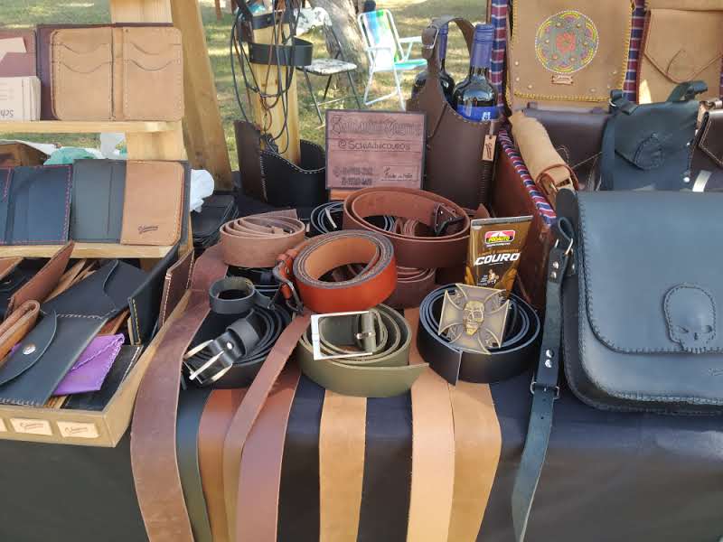 Produtos Schiavini em feira de artesanato